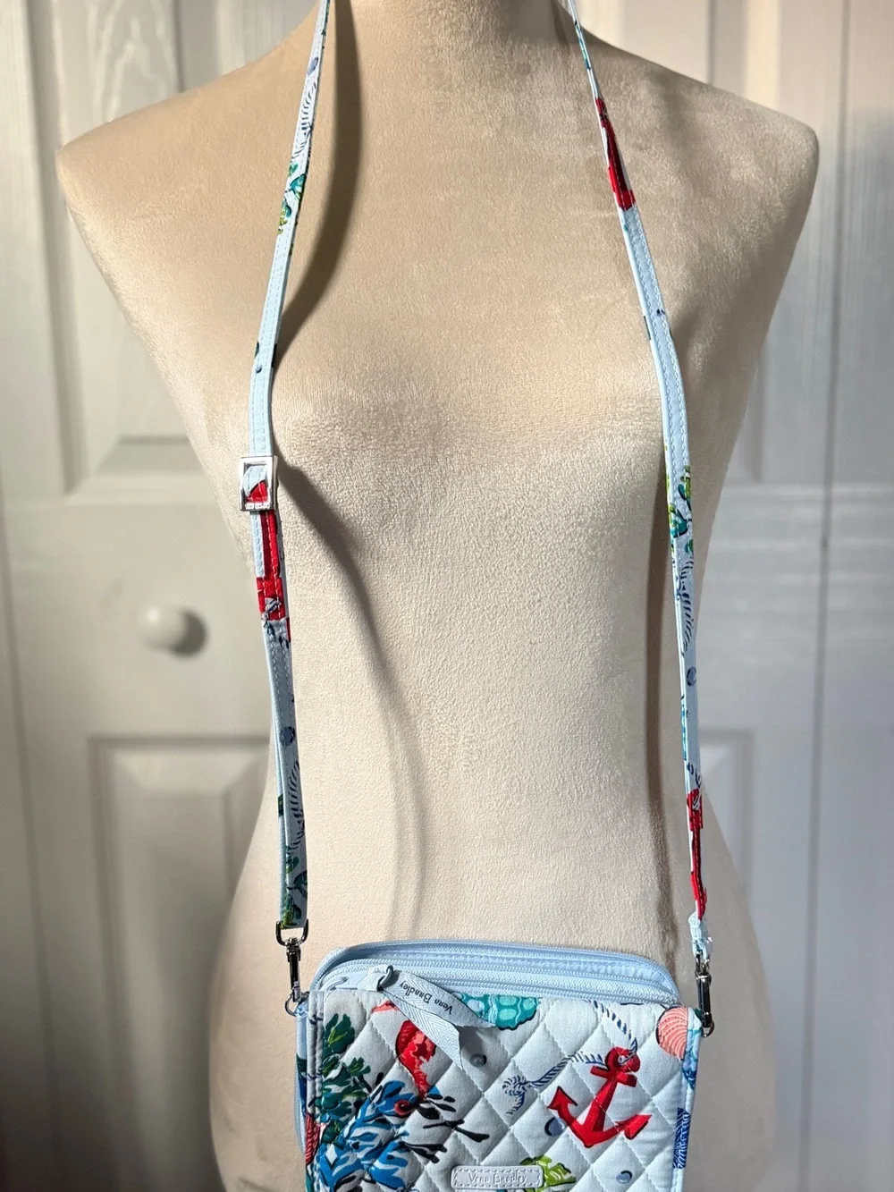 Vera Bradley Grand Tote and wallet crossbody Anchors Aweigh - Picture 7 of 13